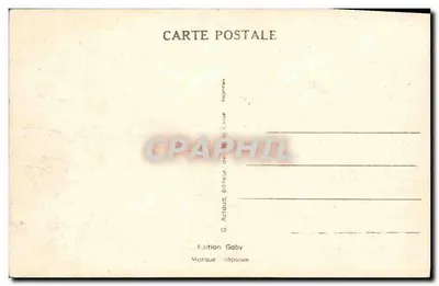 Deauville (Calvados) — La Promenade des Planches — G. Artaud, uitgever te Nantes — Achterkant