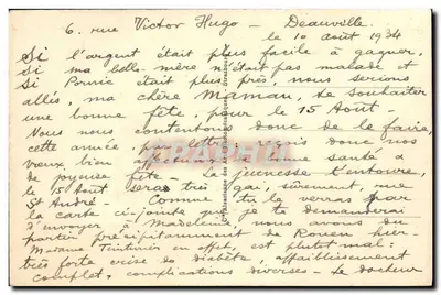 Deauville — Les Planches — editor A.P.E. n° 743 — Reverso