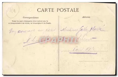 Castelo da Fada d'Argouges — O Donjon — A Normandia — A C.P.A. — Verso