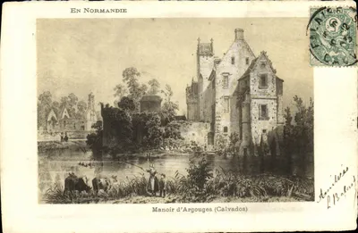 Manor de Argouges (Calvados) — Na Normandia — Édition Artistique Supra, Paris