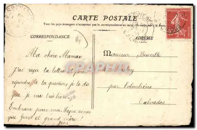 Manor de Belleau — Manor de Belleau, perto de N.-D. de Courson, arr. de Lisieux (Calvados), xv° e xvi° séculos — E. Pasnui, Laigle (Orne), N° 472 — Verso