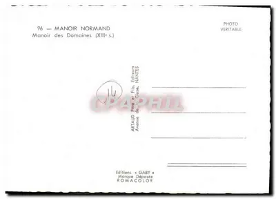 Manor dos Domaines — XIIe s. — Gaby — Verso