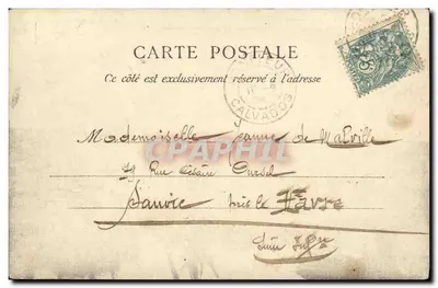 Honfleur — Les Bassins — La Normandie, n°2668 — Rewers