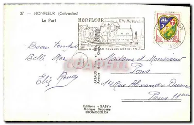 Port — Honfleur (Calvados) — Wydawnictwo Gaby — Rewers
