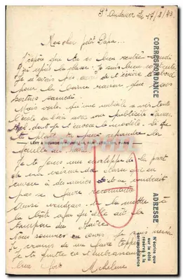 Honfleur — Łódki rybackie — Lévy & Neurder Réunis, 69 — Rewers