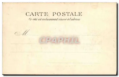 Honfleur — L'Embarcadère du Bateau du Havre — A. Brossard, editore, Parigi, n°4 — Verso