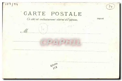 Honfleur — Przybycie statku z Havru — V.P. Nr 32 — Rewers