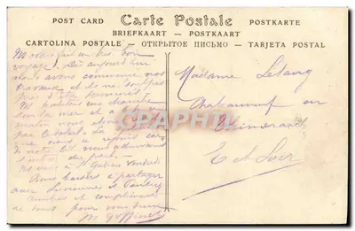 Honfleur — Chegada do Steamer "François Ier" — n°138 — Verso