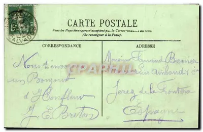 Honfleur — Boulevard Carnot — LL. n°63 — Verso