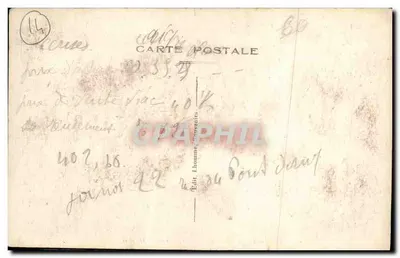 Honfleur — Interior da Capela de N.-S. da Graça — Éd. Lhomme, Senneville — Verso