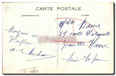Honfleur — A Capela Nossa Senhora da Graça — Editor G. F. de Neve — Verso