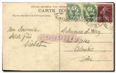 Ronfleur — Kaplica Najświętszej Maryi Panny łaski — wydawca nieznany — Rewers
