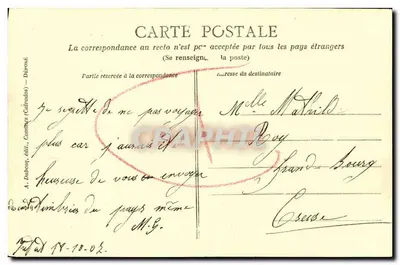 Mężczyzna w normańskim stroju — Honfleur — kolekcja D. Louve — A.D. n° 301 — Rewers