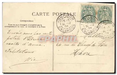 Honfleur — Effetto di tramonto — La C.P.A. — Verso
