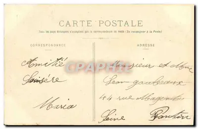 Honfleur — Przed Wyruszeniem — Zbiór A.-H. L'Isle Adam — Rewers