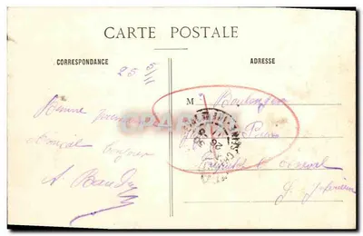 Sélect de Honfleur — L.B. Paryż Zarejestrowane — Rewers