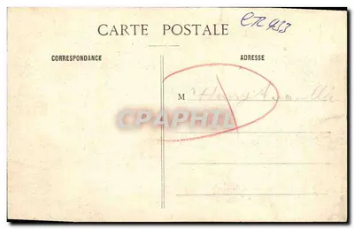 Honfleur — Pamiątka z Honfleur — L.B. PARIS — Rewers