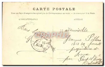 Honfleur — Hotel de Ville i Muzeum — E. J. — Rewers