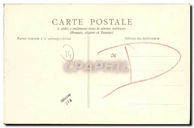 Honfleur — O Hotel de Ville : fachadas Leste e Norte — B. F., Paris — Verso