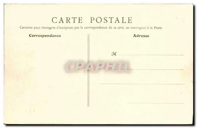 Honfleur — Kościół św. Katarzyny, jego oddzielny dzwonnica — B. F., Paryż — Rewers