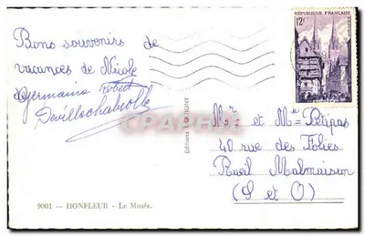 Honfleur — Muzeum — Wydawnictwo Clatigny — Rewers