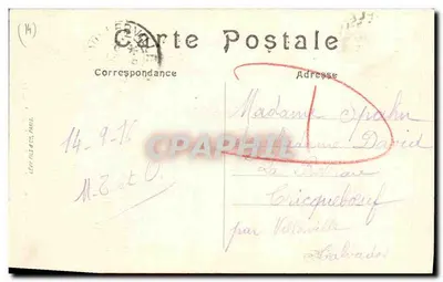 Honfleur — Katedra św. Leonarda — LL. — Rewers