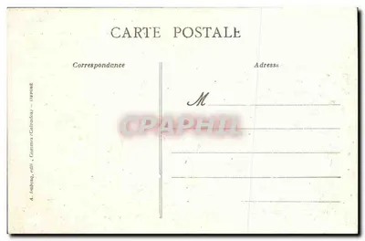 Festynienie koronacyjne N.D. de Grâce — Honfleur — 19 czerwca 1913 — Procesja przybywająca na plac św. Katarzyny — Rewers