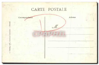 Festas do Coroamento da Nossa Senhora da Graça - Honfleur - 19 de Junho de 1913 — A saída para o Coteau de Graça — Verso