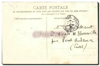 Honfleur — Kalwaryjny N.-D. de Grâce w dniu święta — Kolekcja AD — Rewers