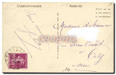 Honfleur — A Dique — LL — Verso