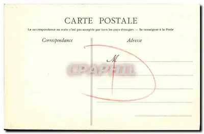 Honfleur — Uitzicht op de Lieutenante — Collectie AD — Achterkant