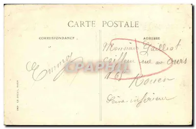 Honfleur — La Lieutenant — G. Lorentier, Le Havre — Rewers