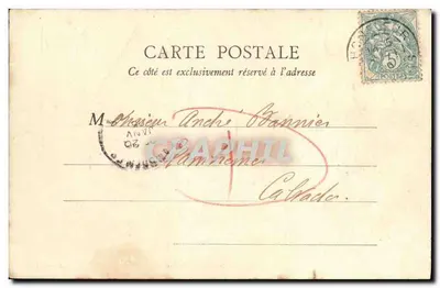 Honfleur — La Lieutenancé — B. F., Paris — Rewers