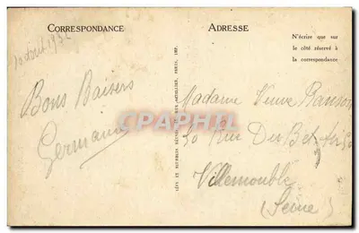 Honfleur — La Lieutenante — LL. — Uitgever LL. n°148 — Achterkant