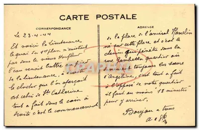 Honfleur — La Lieutenante — C. M. Le Houré, nr 53 — Rewers