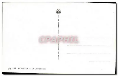 Honfleur — La Lieutenante — 137 — Verso