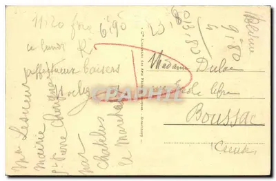 Honfleur - Mont Joli - A Costa da Graça — editor Châtelus, n° 48 — Verso