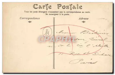 Honfleur — La Côte de Grâce — wydawca nieznany, nr 114 — Rewers