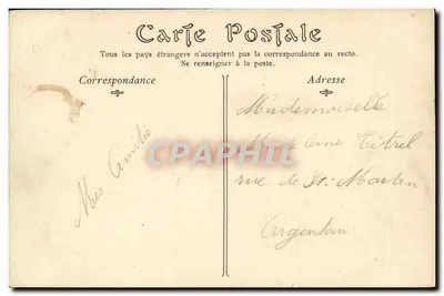 Honfleur — Côte de Grâce, Dziewica z Doliny Królowej — ND. Fot. — Rewers