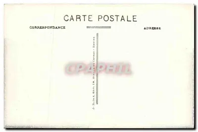 Honfleur - A Praça da Igreja e seu campanário com apoios — Verso