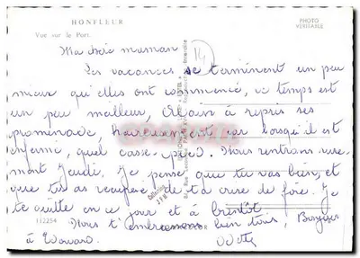 Widok na port w Honfleur — Estel — Rewers