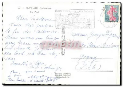 Le Port — Honfleur (Calvados) — Wydawnictwo Gaby — Rewers