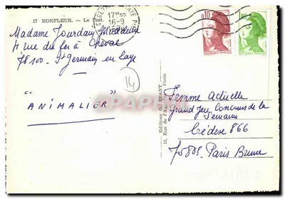 Honfleur — Il Pont — Edizioni G. Reant — Verso