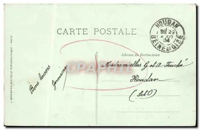 Honfleur — Port — LL. — Imprimerie Nouvelle Photographique - Paryż — Rewers