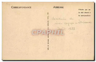 Deauville, La Plage Fleurie — Het Yachting-Club en Het Chemin de Planches — LL, n°219 — Achterkant