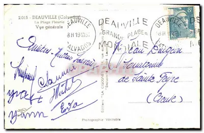 Deauville (Calvados) — Algemene uitzicht — Uitgaven 'LA CIGOGNE' — Achterkant