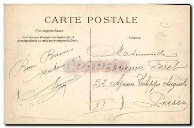 Deauville — A Terrasse — ELD, n°41 — Verso