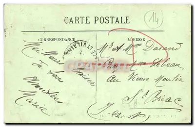 Deauville — Rue du Cercle — LL. — n°214 — Rewers