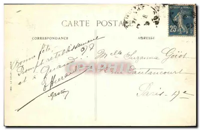 Deauville — Rue de l'Ecluse — G. Forestier, Le Havre — Verso