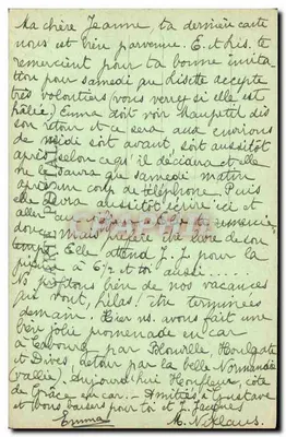 Deauville, "La Plage Fleurie" — Rue du Casino — editor não visível, n° 50 — Verso